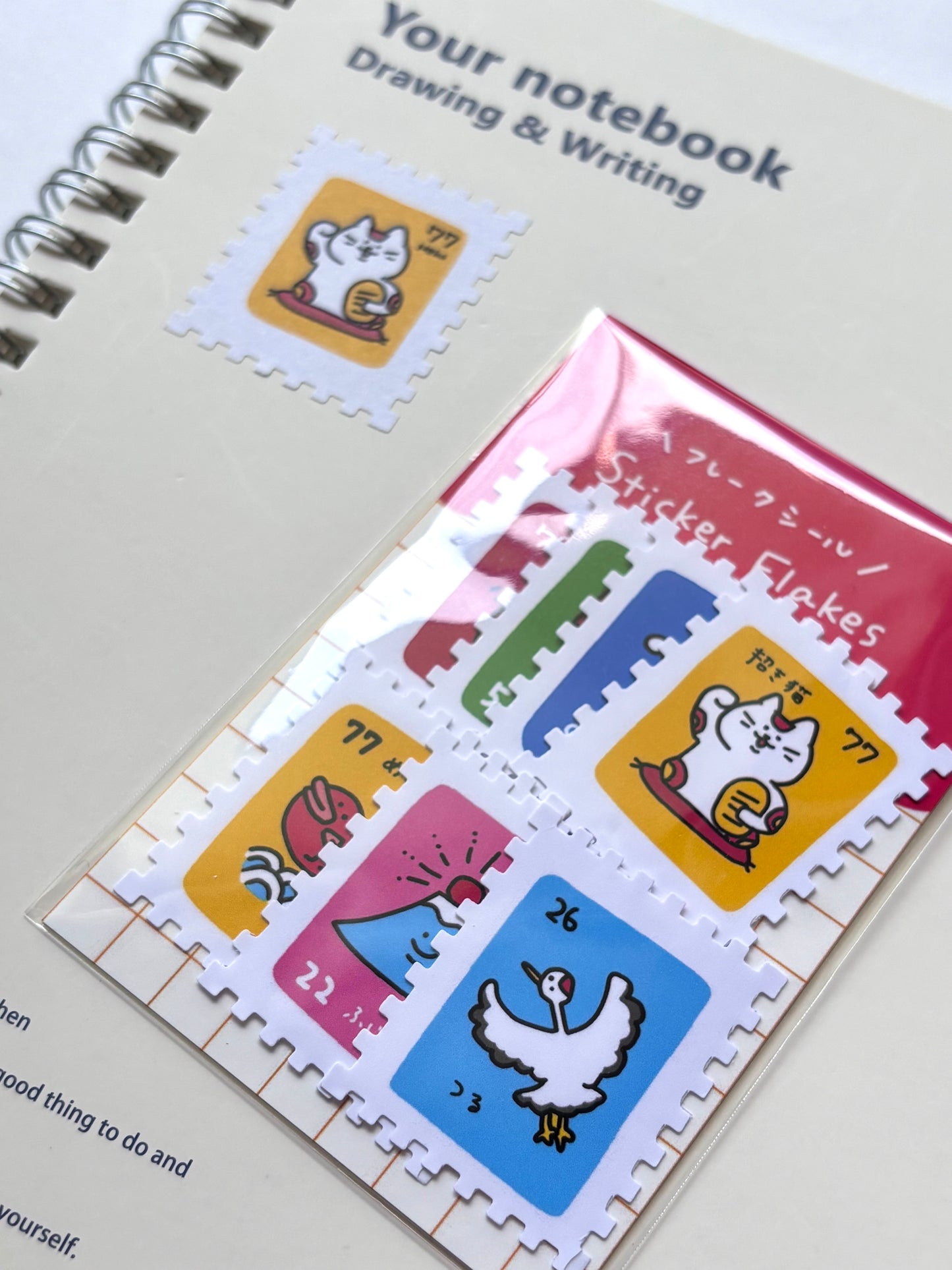 Stamp Sticker Flakes (JAPAN)