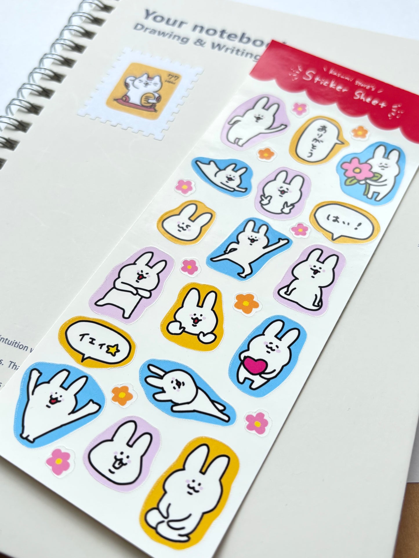 Sticker Sheet (Iro-iro Usagi)